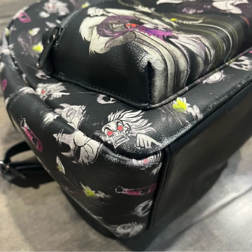 LOUNGEFLY DISNEY VILLAINS MINI BACKPACK MALEFICENT URSULA CRUELLA EVIL QUEEN